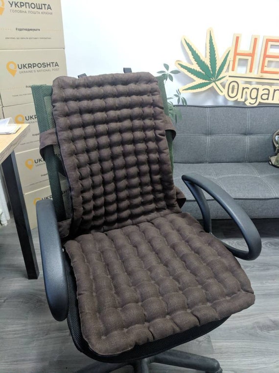 Organic Linen Car Seat Cover filling Buckwheat hulls/Massage  /buckwheat/floor cushion/ Organic car/eco-frendly/floor seat