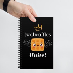 Twatwaffles Unite! Spiral notebook