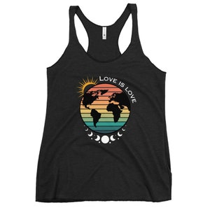 Love is Love! Women&#39;s Racerback Tank