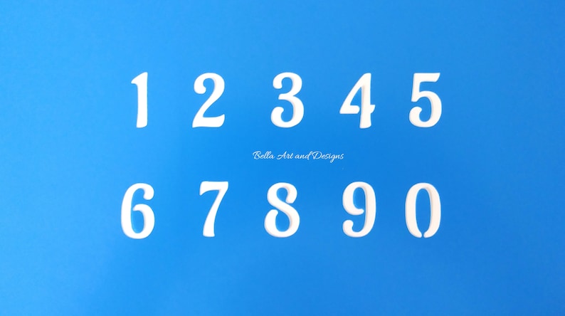 LET021 Medium letter and number stencil set *Free gift with every order*
