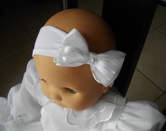 Bandeau De Bapteme Etsy