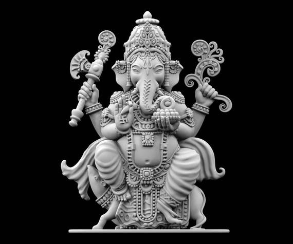 Free Ganesha 3d Stl File