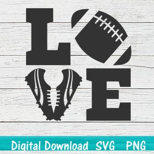 Digitale voetbalfan SVG- en PNG-bestanden voor shirts, deals, Cricut en meer