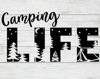 Camping Svg Etsy