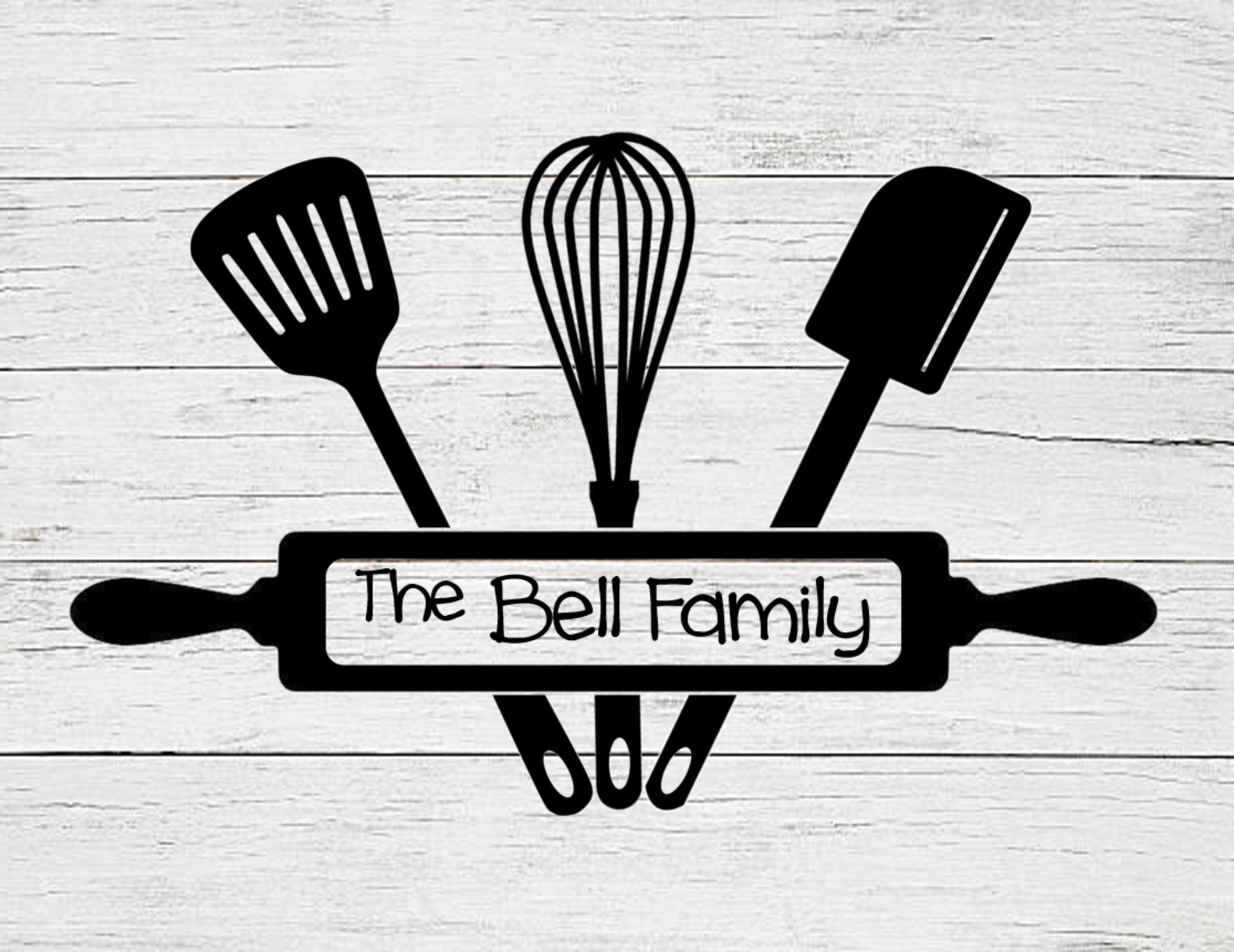 Kitchen Monogram SVG & PNG Instant Digital Download Files | Etsy