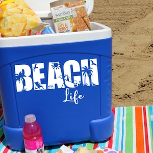 Beach Life SVG PNG instant digital download, cut file for Cricut and Silhouette, Summer t-shirt tumbler decal design stencil canvas image 3