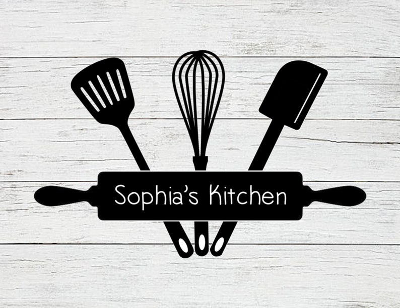 Download Kitchen Monogram SVG Kitchen Svg Split Kitchen Cut Files ...