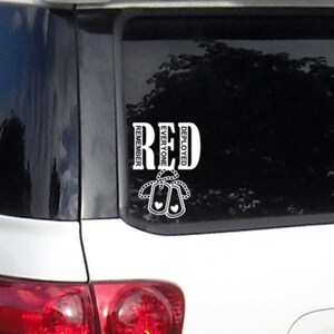 Calcomanía para auto "Viernes Rojo" con el mensaje "Recuerde a todos los que están desplegados", apoyo militar imagen 3