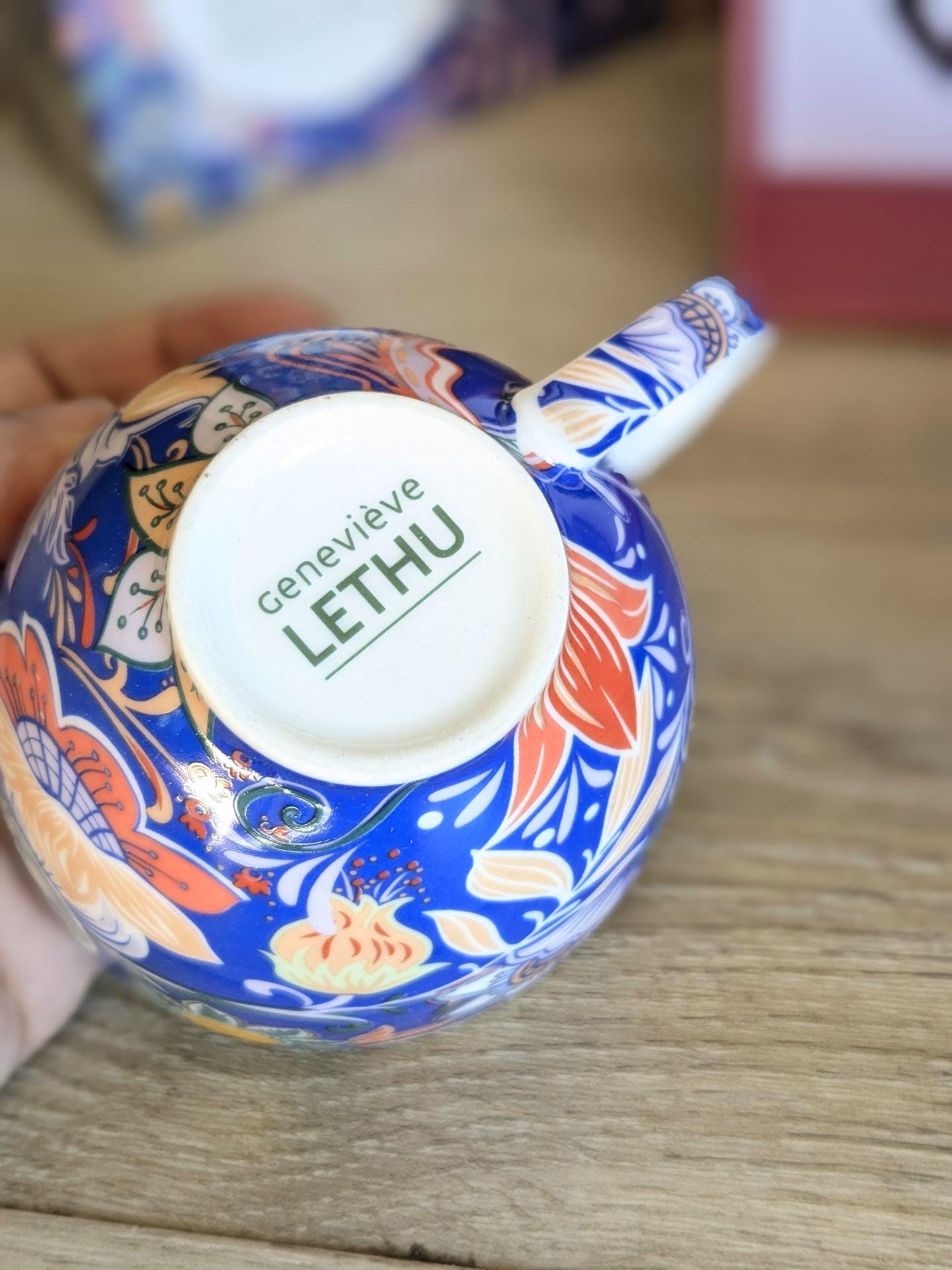 5 Tasses à Café Geneviève Lethu “Grains De Riz” En Faïence Jaune – Lot Vintage