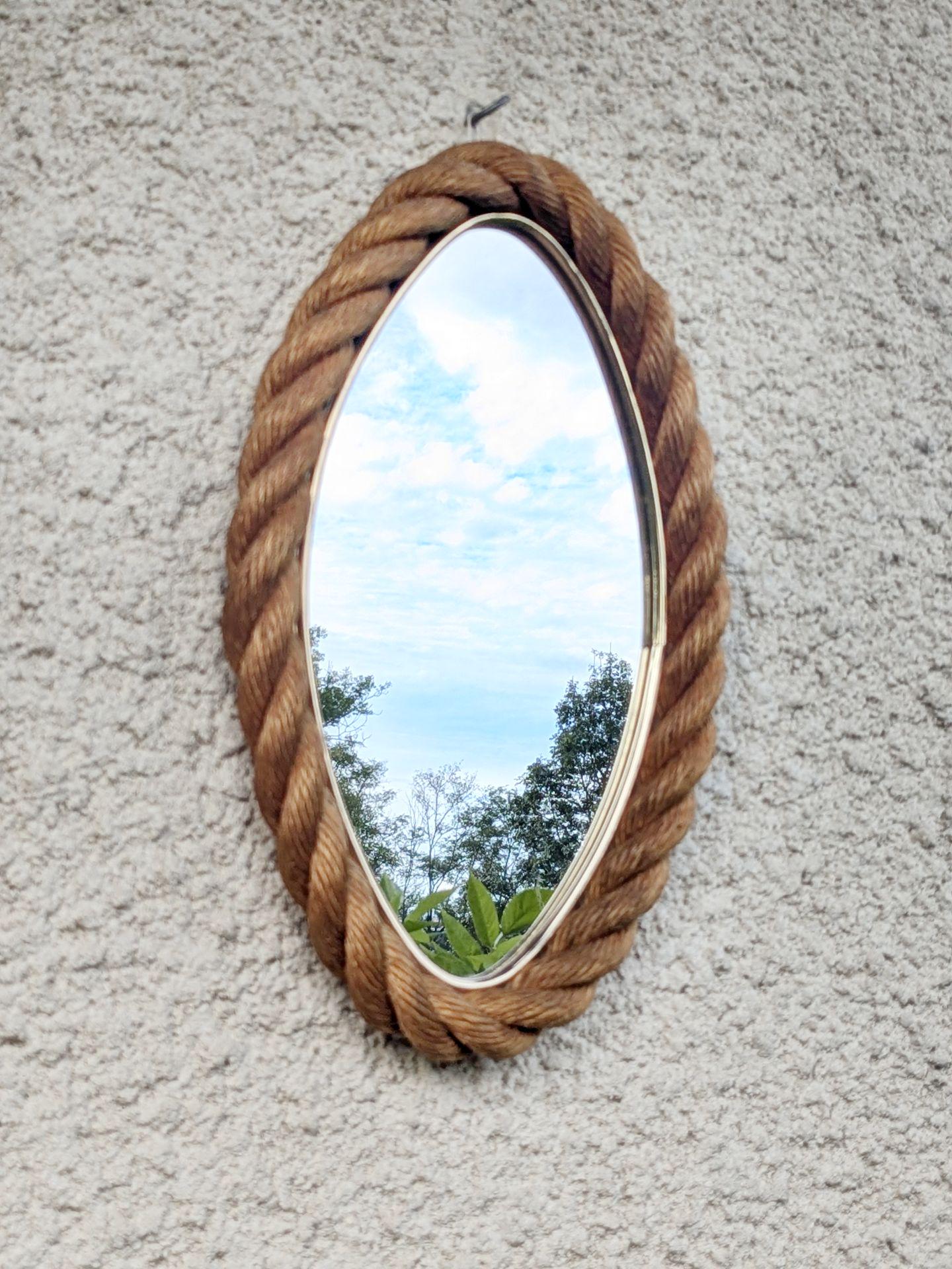 Audoux & Minet Rope Mirror フランス ビンテージ 鏡 Audoux & Minet Rope Mirror フランス ビンテージ 鏡 - メルカリ