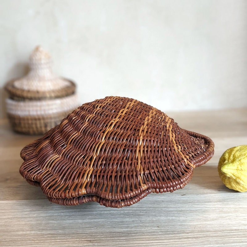 Wicker Shell Shell Rattan Bag - Etsy