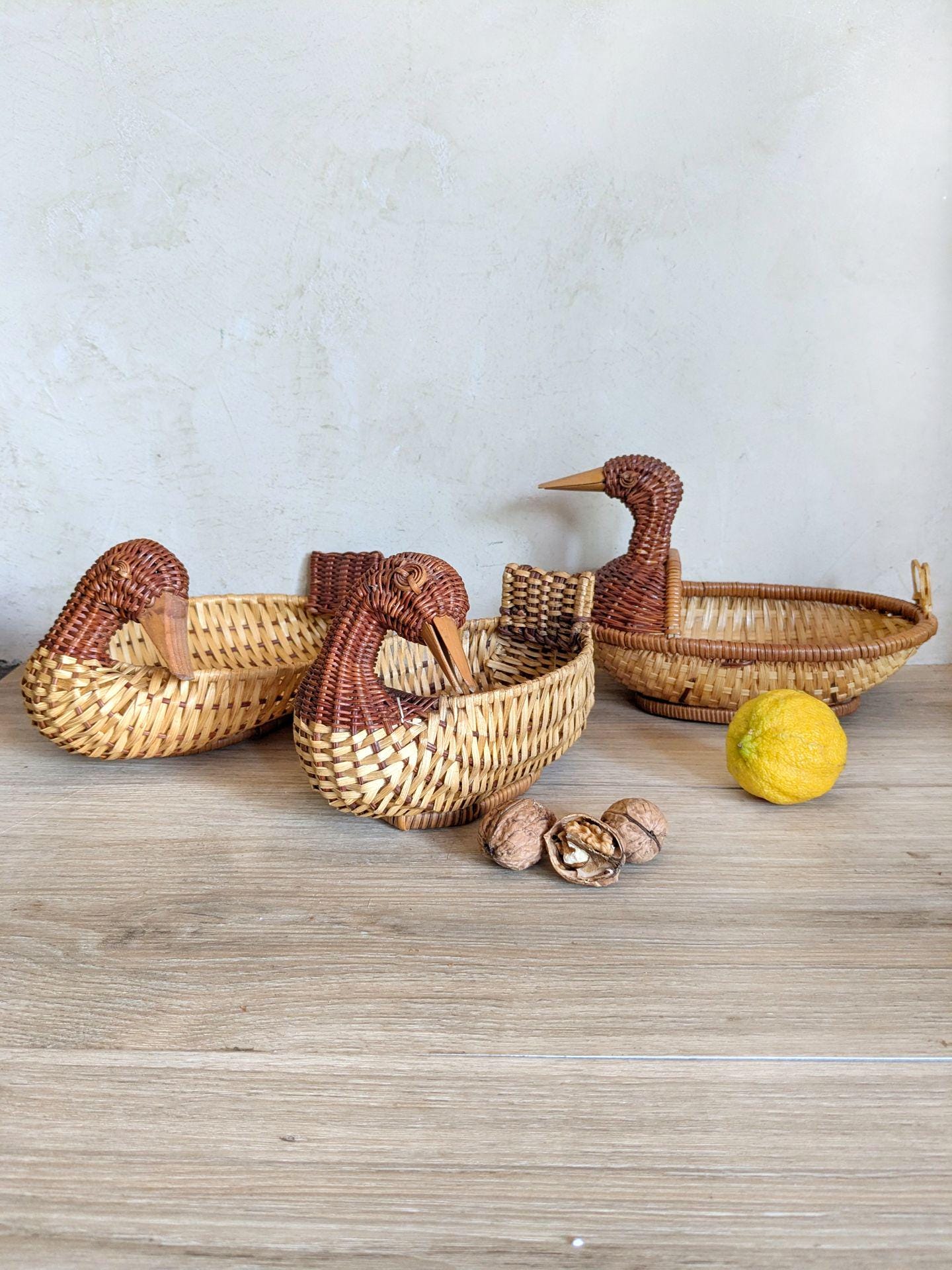 Petit panier en rotin- panier deco