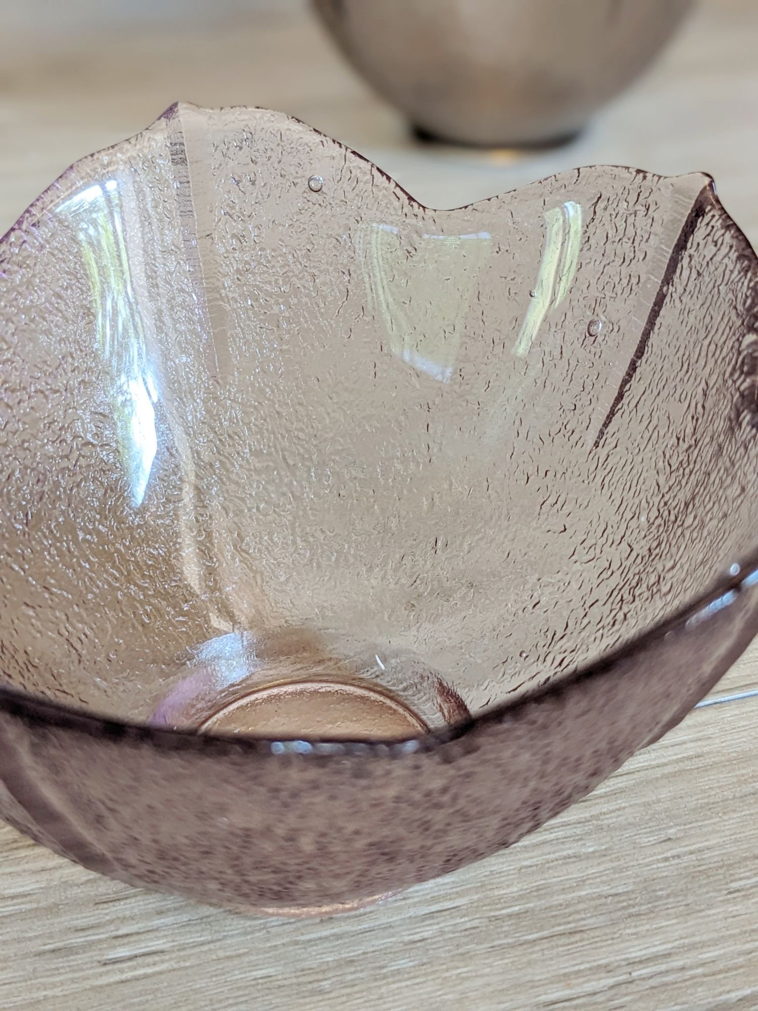 6 Coupes à Dessert En Verre Vintage - Transparentes - Très Bon état (TBE)