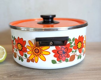 Cocotte Marmite Faitout Vintage 26 Cm - Ancienne - Compatible Gaz