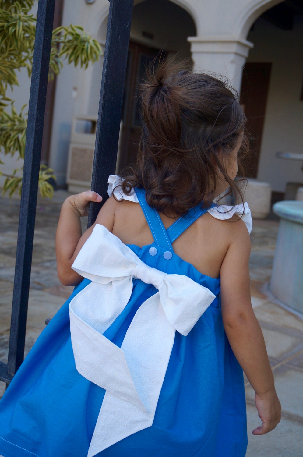 disney princess with blue dress and white apron Girl's Dress, Apron, Ruffled Straps characters with blue dresses