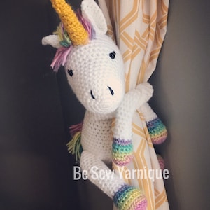 Unicorn Curtain Tie Backs