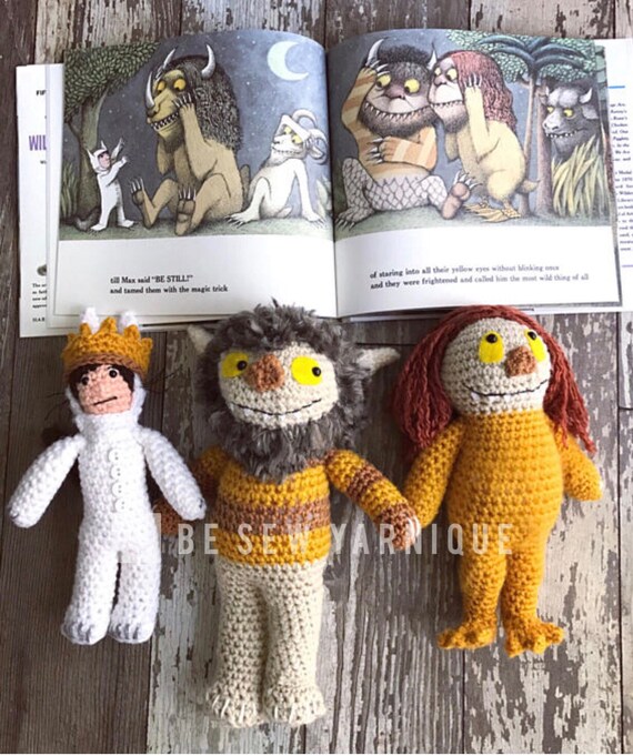 where the wild things are plushie stuffed animal doll toy photo prop where the wild things are pictures