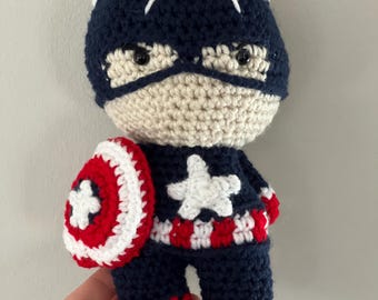 Inspired by Captain America plushie stuffed toy