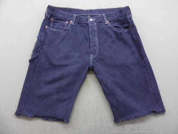 mens levi cut off jean shorts