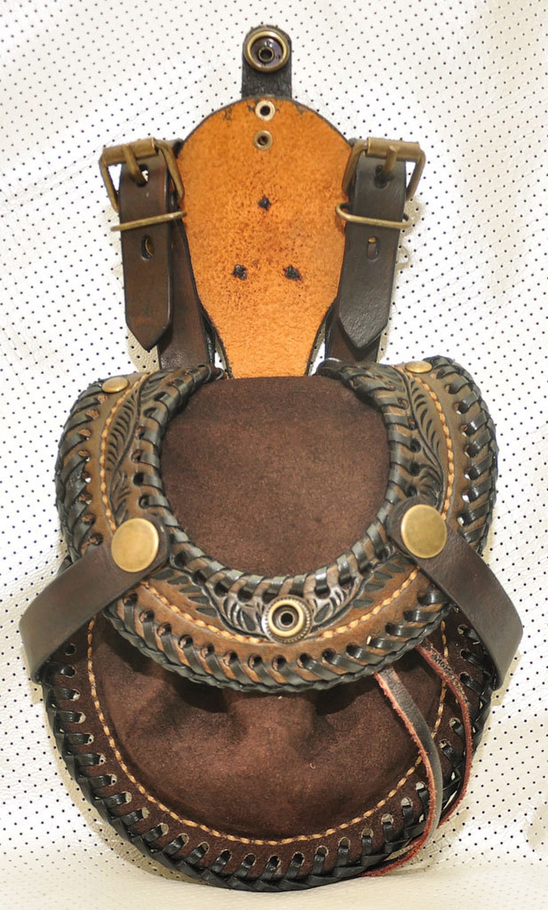 Leather Belt Bag Handmade Belt Bag Small Bag Brown Belt Etsy