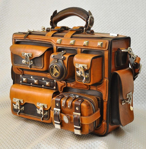 briefcase leather bag