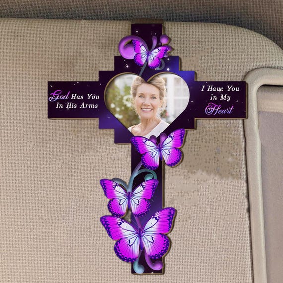 I Am Always With You - Personalized Car Visor Clip, Memorial Gift For Dog Lover