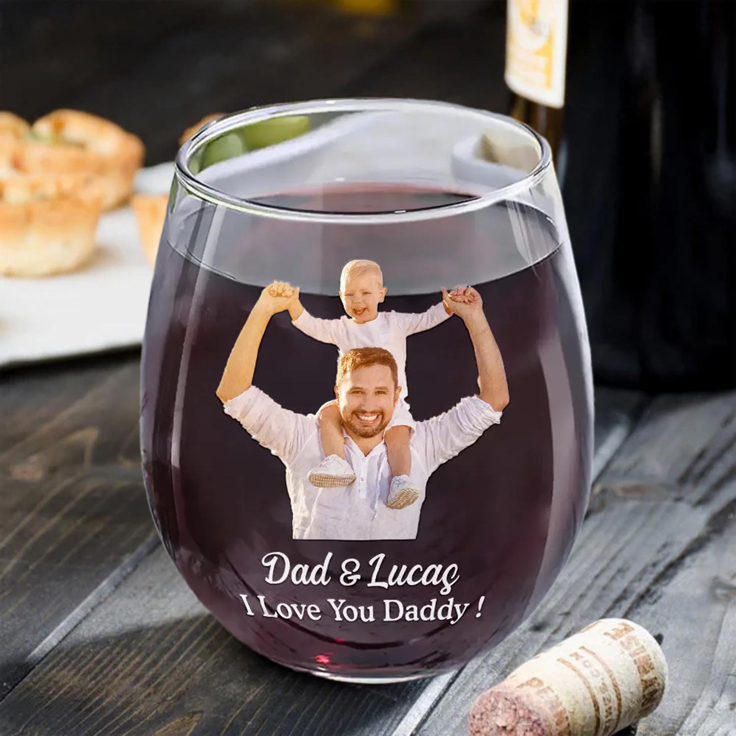 thumbnail image 2 of Personalized We Decided On Forever Stemless Wine Glasses | Wedding Couple Gift | Stemmed 2 of 10