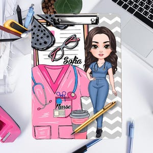 Personalized Nurse Clipboard, Personalized Acrylic Nurse Clipboard With Name, Nurse Graduation Gift, Healthcare Clipboard, New Nurse Gift