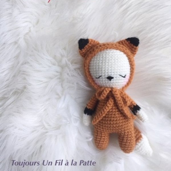 Tutoriel patron amigurumi crochet Gaspard le Renard Capu'Choux