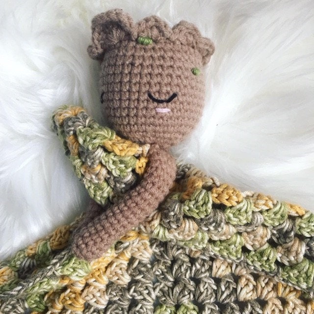 Patron Tutoriel Doudou Granny Bebe Groot Inspire Crochet Etsy