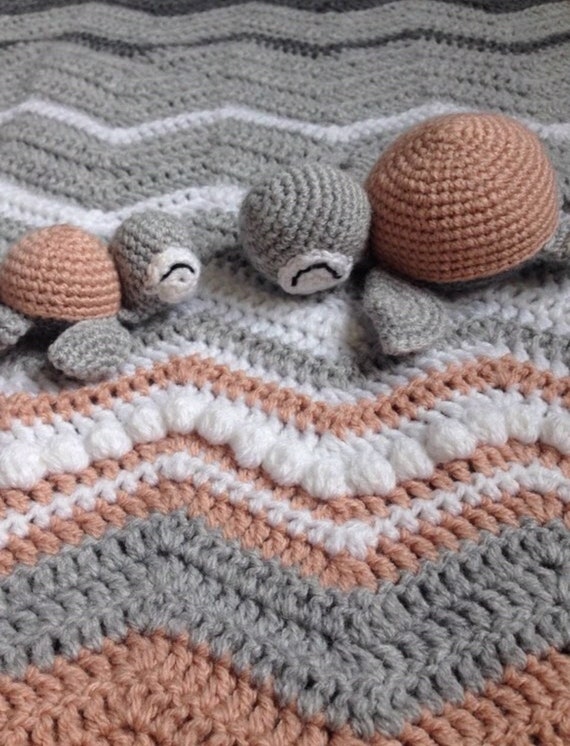 Tutoriel Patron Couverture Bebe Bord De Mer Etsy