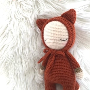 Maxi Gaspard Capu'Choux amigurumi-virkmönster handledning (franska och engelska) Amerikanska termer