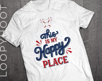 Disney Cruise "This is My Happy Place" Mouse Preserver Family Vacation Shirt in WHITE