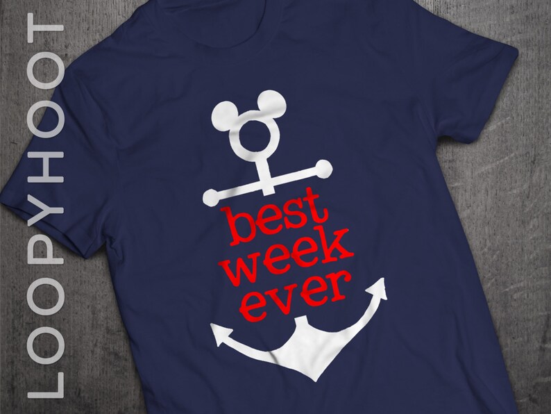 Disney Cruise Shirts best Week Ever Mouse Anchor - Etsy