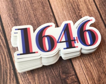 1646 Confession of Faith, 4”x1.5” Vinyl Weatherproof Sticker