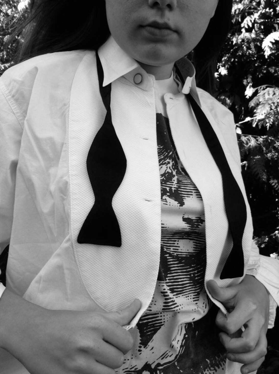 Starched antique linen collar Etsy