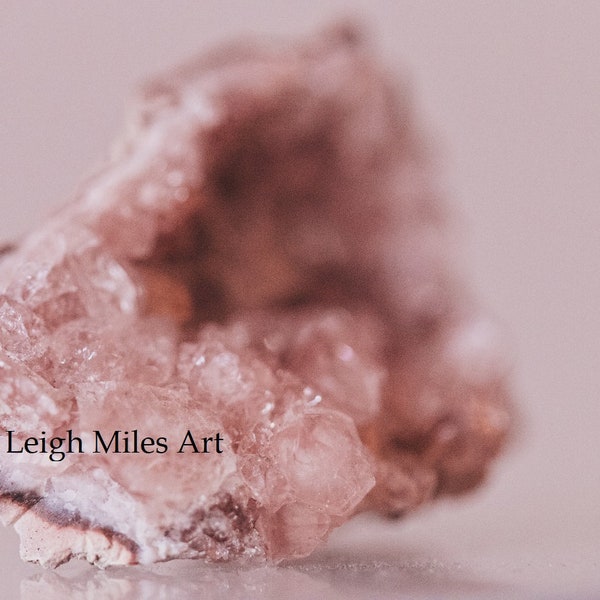 Crystal Series - Amethyst, Pink Amethyst, Celestite Macro Photography - Digital Download Wall Art