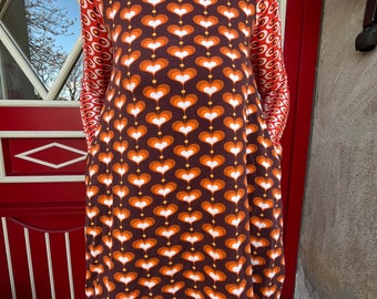 Robe en jersey Froeken Frida Anouk, orange rétro