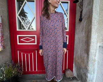 Robe jersey Froeken Frida Smilla bleu orange