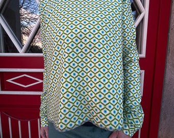 Froeken Frida Jersey Shirt Tuuli, grün blau