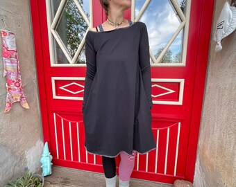 Robe en jersey Froeken Frida Irma noir