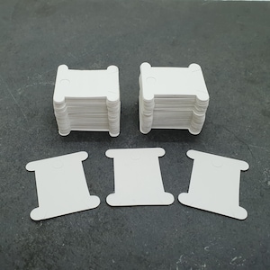 Cardboard Embroidery Thread Bobbins Floss Cards Pack of 200 - Etsy