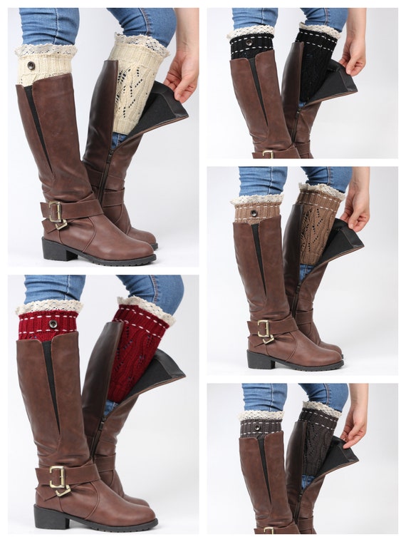 etsy boot cuffs