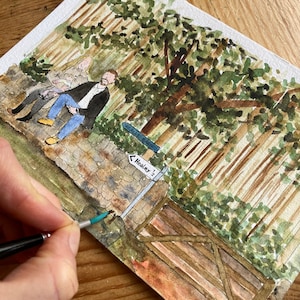 Personalised Birthday Card, Commission, Commission Card, Personalised Cards, Unique Cards, Hand Painted Cards, Paint my Idea, Bespoke Card