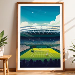 Wimbledon Tennis Print - London