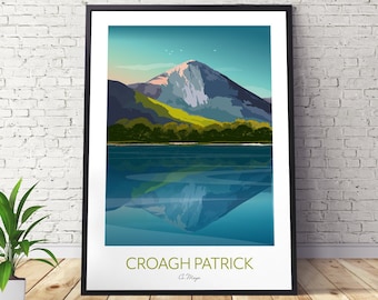 Croagh Patrick Print - Mayo, Ireland