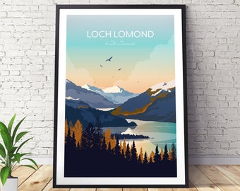 Loch Lomond Print, Scotland's National Park