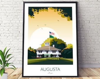Impresión de golf - Augusta National Golf Club