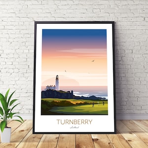 Turnberry Golf Print - Schottland