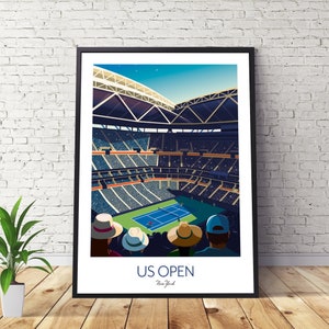 US Open Tennis Poster - Queens, New York